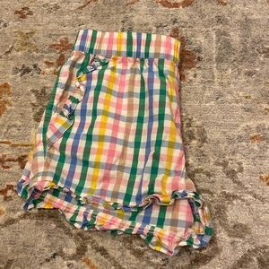 multi colored shorts